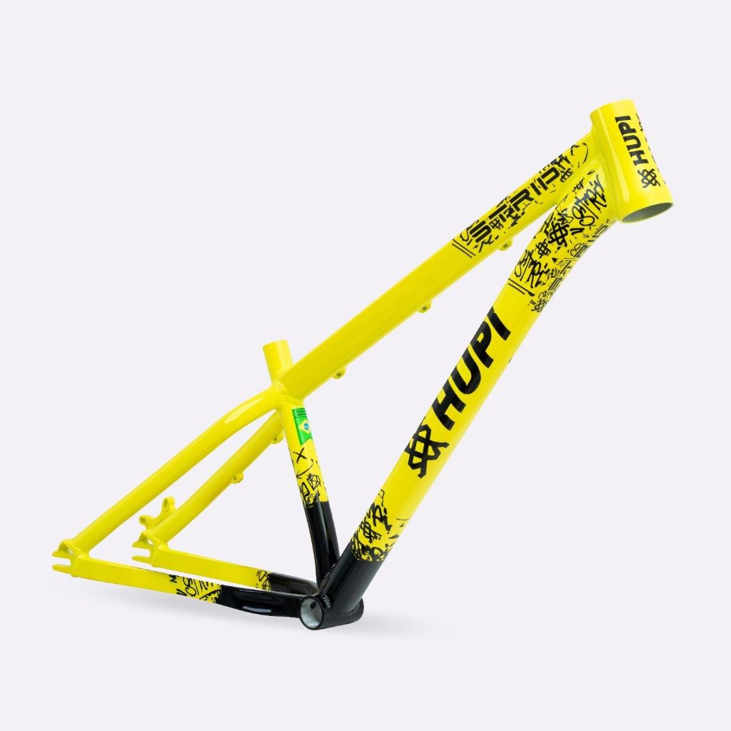 Quadro Hupi Strip Amarelo/Preto Lançamento 2026 + Brinde Patinho