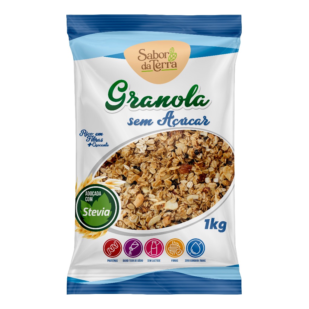 Granola sem Açúcar Sabor da Terra 1kg