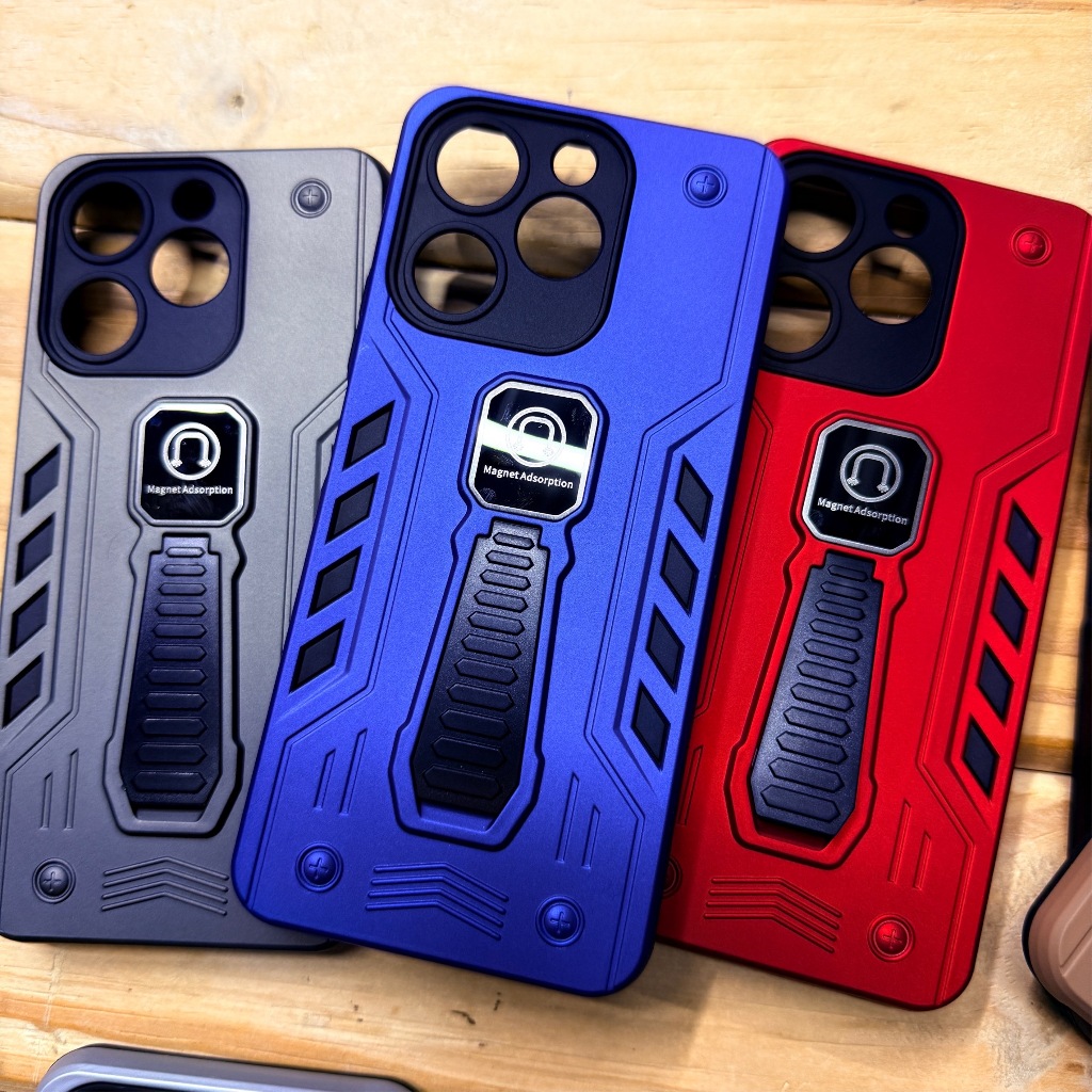 Tecno Smart GO 2024 / Tecno Spark 20 /  Tecno Spark 20C Capa Capinha Anti impacto silicone com Suporte Magnético