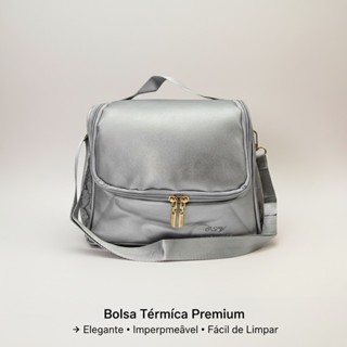 Bolsa Térmica para Alimentos - Grande Capacidade, Impermeável, com Alça Removível - Ideal para Escola, Trabalho e Viagem em Oferta na Shopee