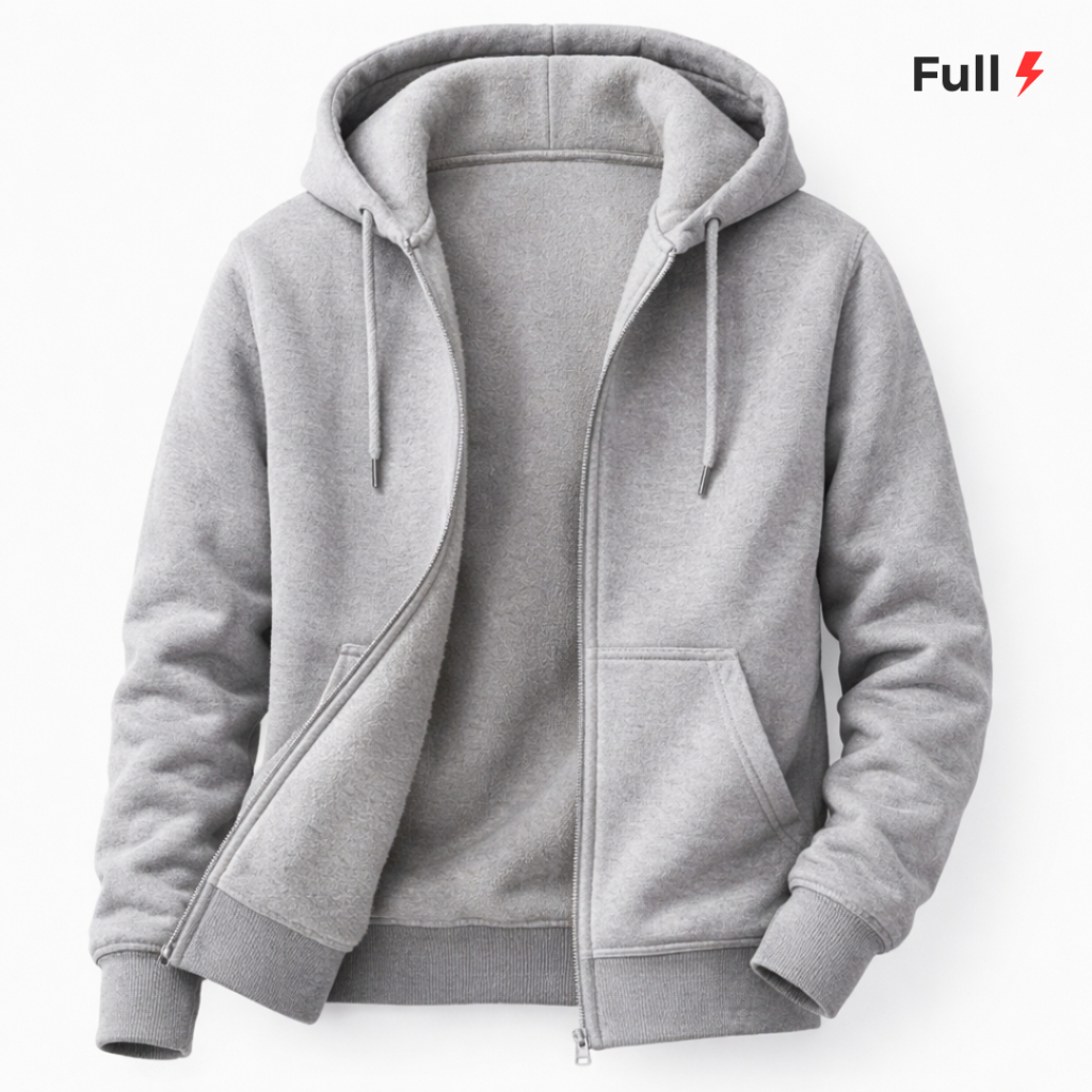 Moleton Aberto Ziper Casaco Moletom Estiloso Jaqueta De Frio HUGO JOBS Feminino Masculino Canguru Capuz Bolso Inverno em Oferta na Shopee