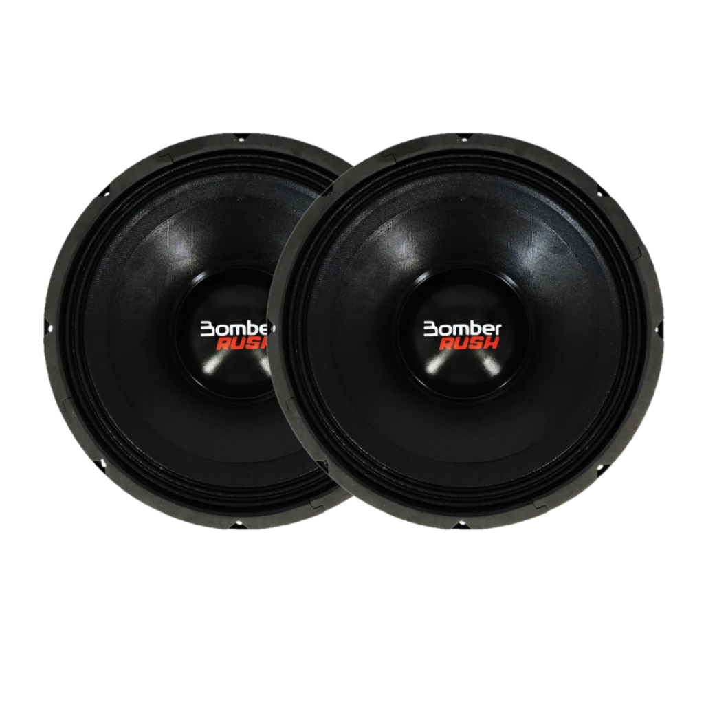Par Alto Falantes Woofers Bomber Rush 12 Pol 1000w 8 Ohms Automotivo Corpo Kapton em Oferta na Shopee