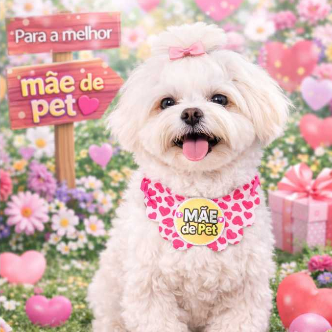 Kit Dias das Mães Gargantilha Pet Laços Colar Bandana Gargantilha Cachorros Gatos Pet Shop em Oferta na Shopee