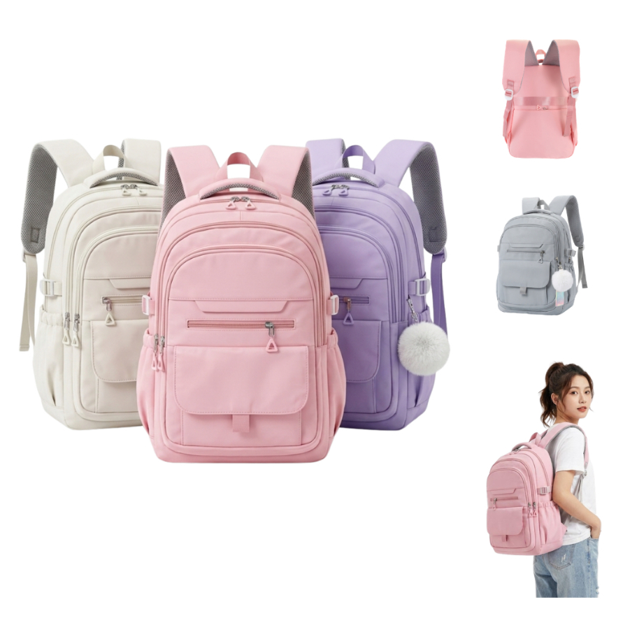Mochila Escolar Feminino Masculino Impermeável Executiva Viagem + Chaveiro em Oferta na Shopee