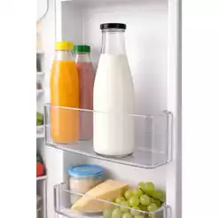 GARRAFA DE VIDRO 1 LITRO COM TAMPA ROSCA METAL PRETA TRANSPARENTE PARA AGUA SUCO LEITE INODOR IDEAL PARA GELADEIRA