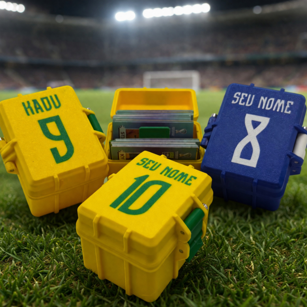 Caixa Porta Figurinhas Copa do Mundo - Nome e Número Personalizado - Mais de 250 Figurinhas em Oferta na Shopee