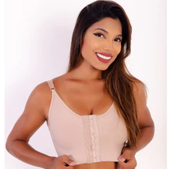 Sutiã Pós Cirúrgico Sem Costura Mamoplastia Silicone Soutien Mastopexia Sustentação Mastectomia
