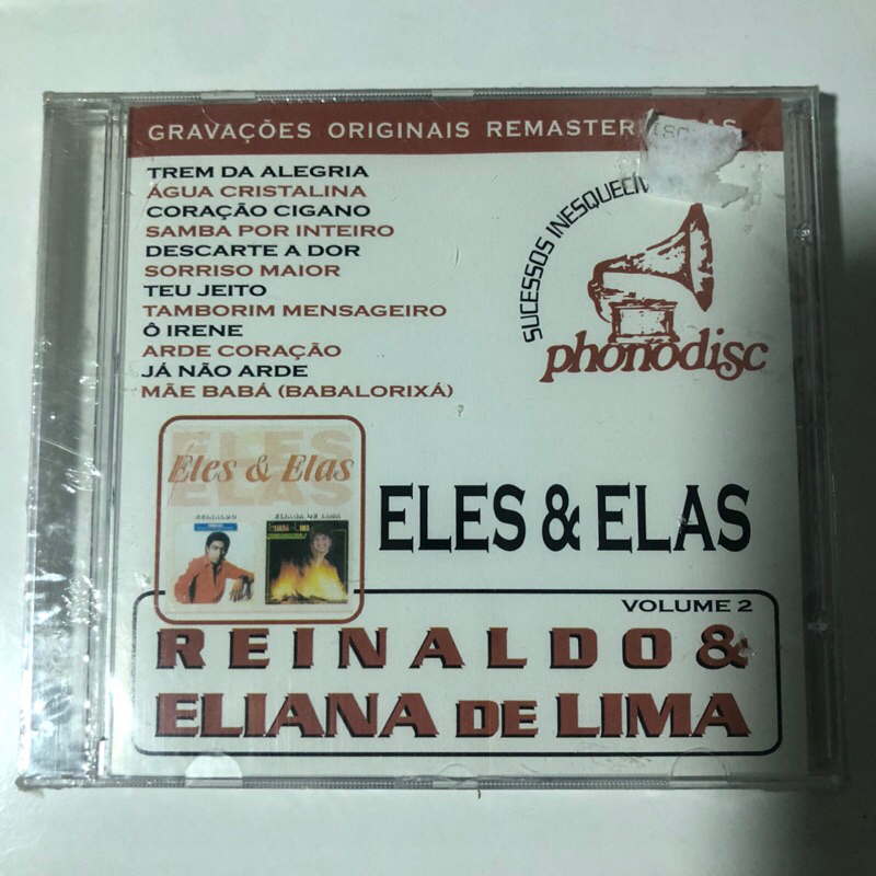 Cd Reinaldo & Eliana De Lima Volume 2 Lacrado