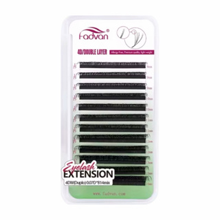 Cilios 4D Duplo Fadvan 0.07D Volume Egipcio Fio Tecnologico Lash Design Original em Oferta na Shopee