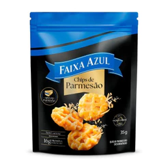 Chips de Parmesão Faixa Azul Pouch 35g