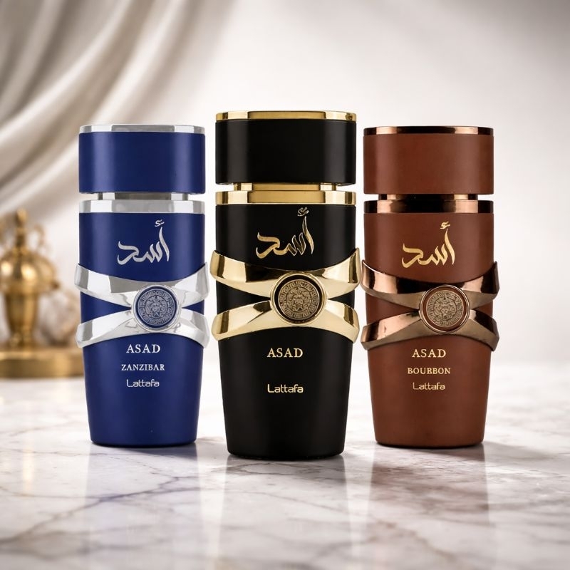 Perfume Lattafa Asad Árabe Masculino 50ml Asad Asad Zanzibar Asad Bourbon