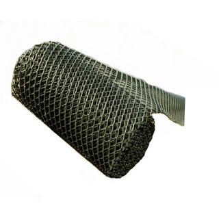 Tela Hexagonal Plastica 5m x 20cm Preta Calha Jardim Passarinheira Proteção Ratos Folhas Tegape