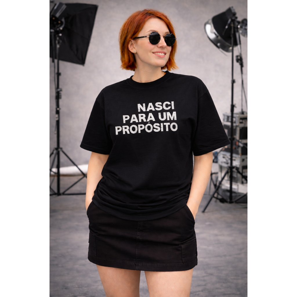 Camisetão Tshirt Oversized Streetwear 100% Algodão Feminina Treino Academia Casual Estampa Cristã Confortável