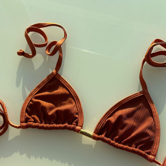 Biquíni Top Cortininha Feminino Avulso Moda Praia Verão UV50+