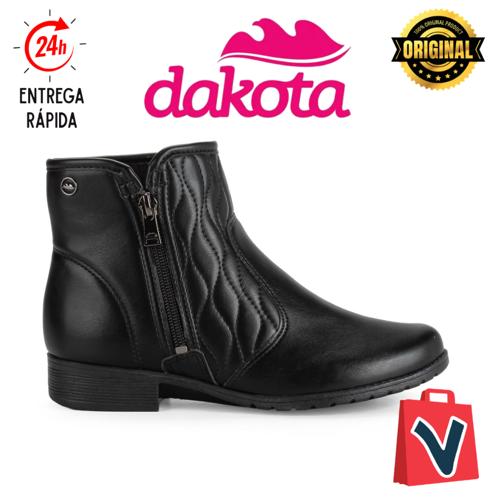 Bota Coturno de Cano Curto Dakota  D2184