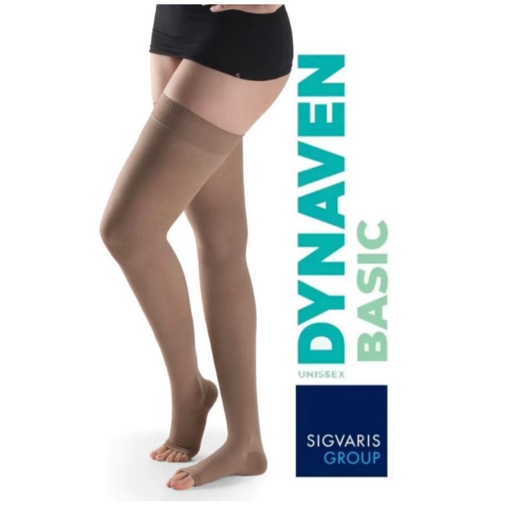 Meia Compressiva 7/8 AGH Sigvaris Basic Média Compressão 20-30mmhg Pé Aberto Sem Ponteira
