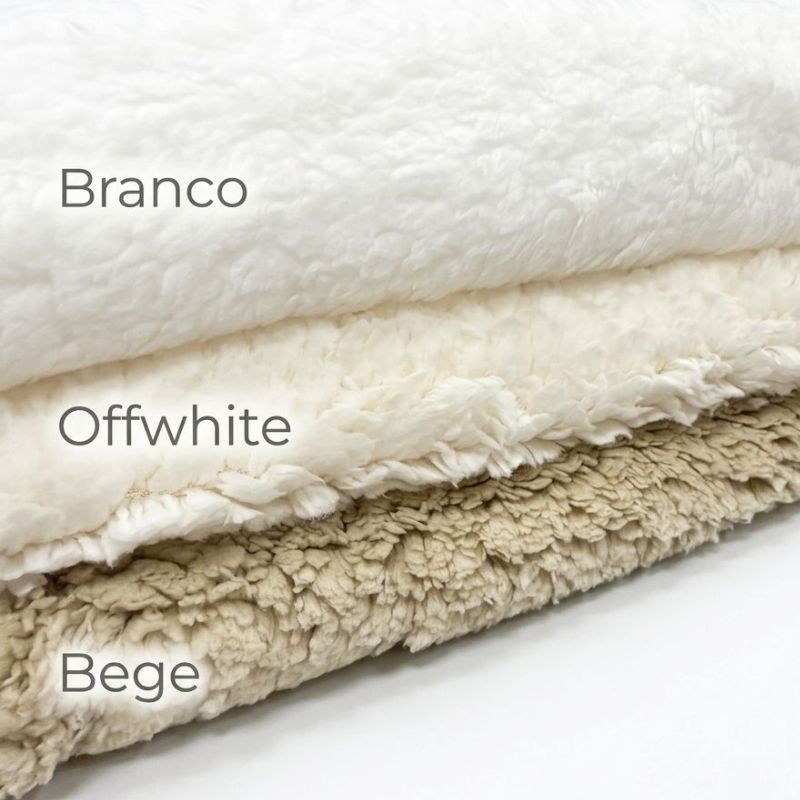 50cm MANTA SHERPA Larg 1,60m - CARAPINHA em Oferta na Shopee