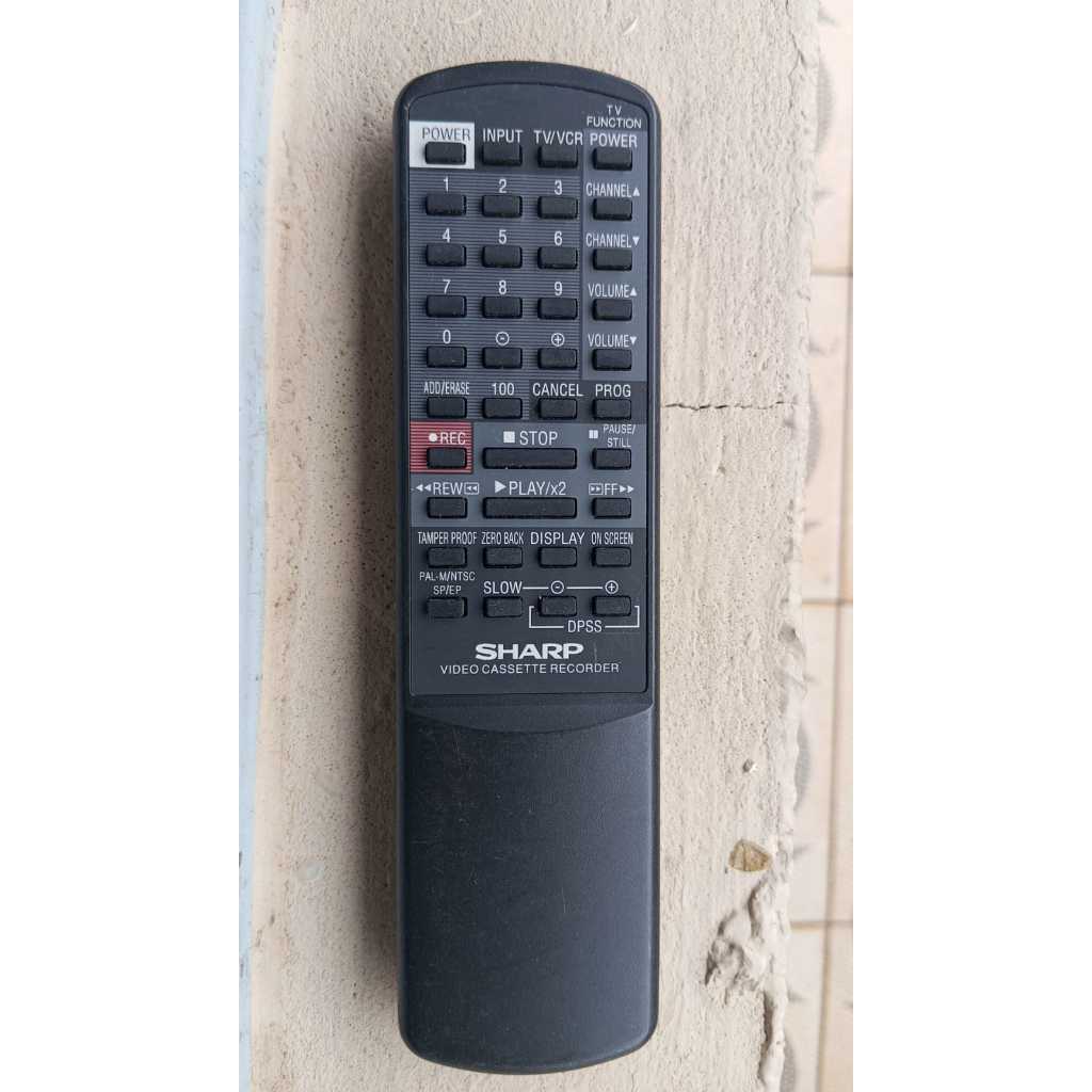 Controle Remoto Novo Para Vídeo Cassete Sharp (serve todos) #