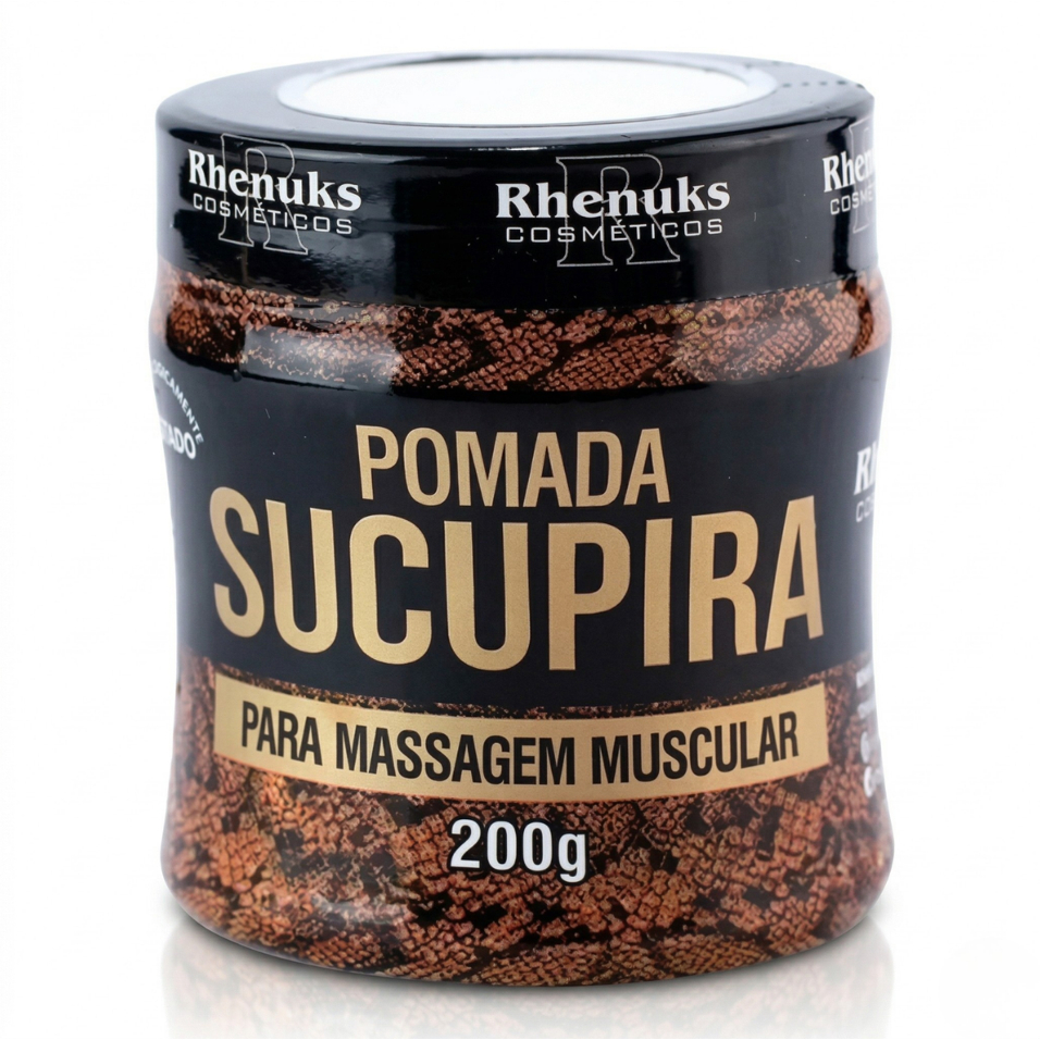 Pomada Sucupira Rhenuks 200g - Alívio de Dores, Reumatismo e Tensões Musculares