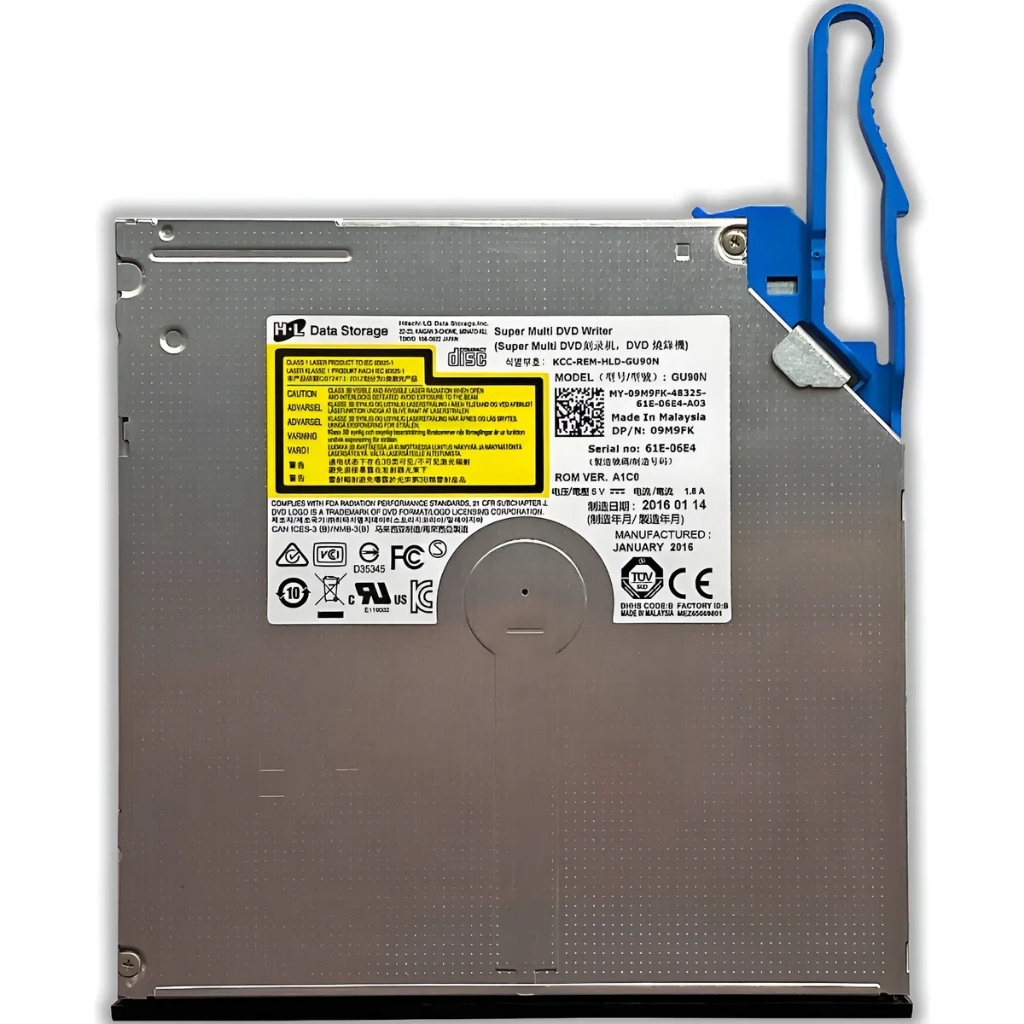Gravador Leitor CD/DVD Slim Desktop Dell Optiplex 3040 3050 3060 3070 7040 7050 7060 SFF