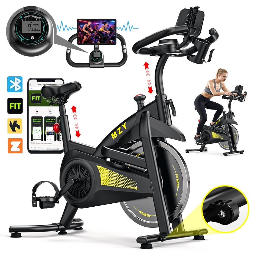 Bicicleta Ergométrica Spinning Mecanica13kg para Cardio e Musculação-Bicicleta Ergométrica Fitness
