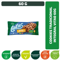 Cookies Tradicional Integral Vitao 60 g