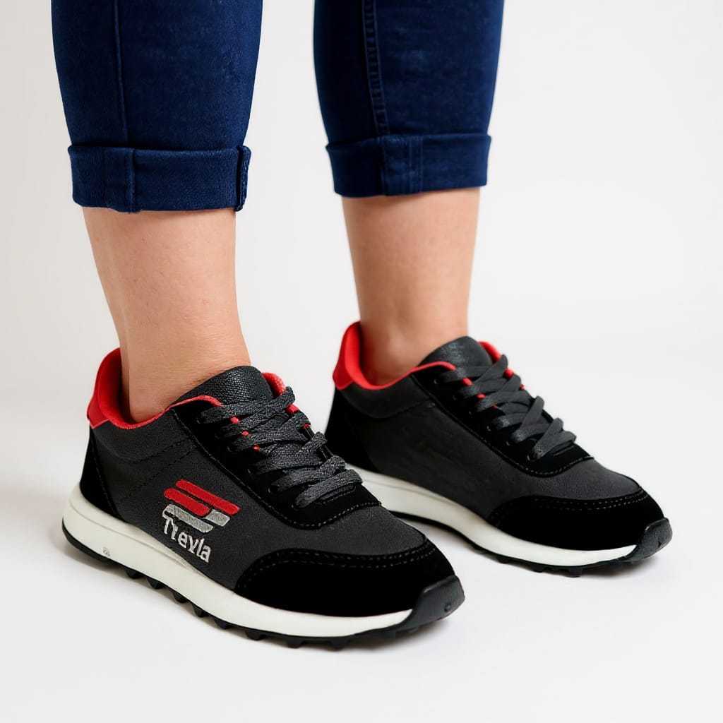 Tênis Infantil Masculino Menino Casual Com Cadarço Tenis Escola Esportivo Do 26 Ao 39 Trevia