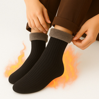 Kit 2/4/6 Pares de Meia Feminina Térmica Forrada Quente Frio Intenso Confortável em Oferta na Shopee