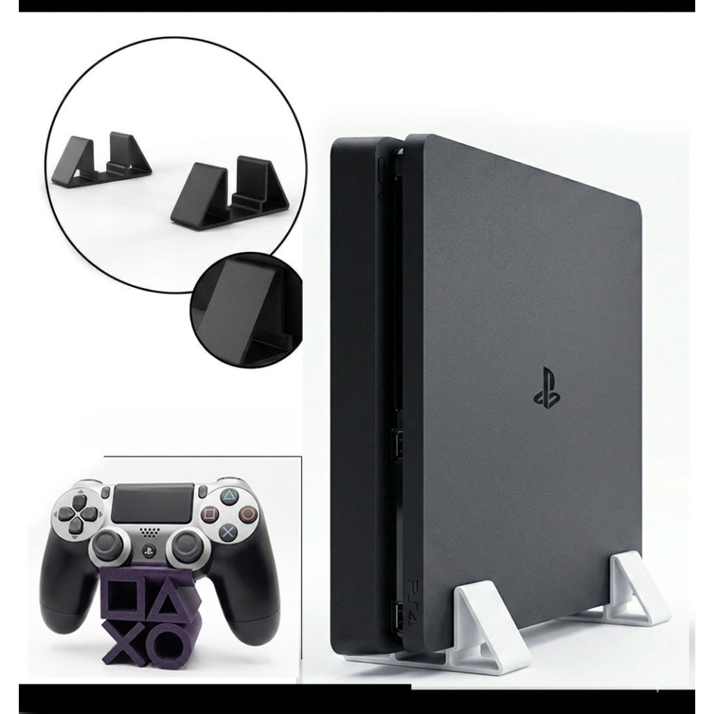 Base Apoio Suporte Vertical Ps4 Slim Playstation Em Pé e ps4 fat suporte de apoio pequeno facil por em Oferta na Shopee