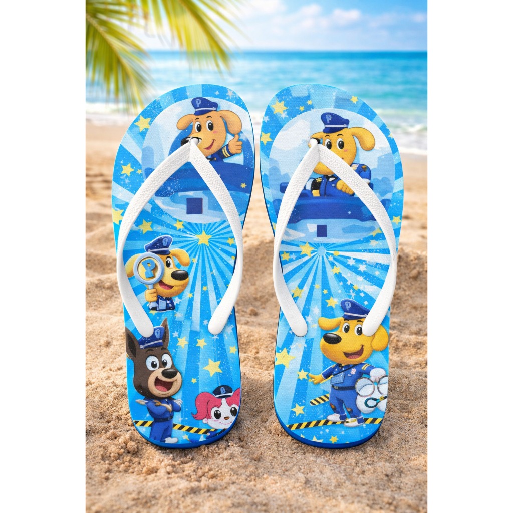 Chinelo Estampado Vera e o reino do arco-íris.