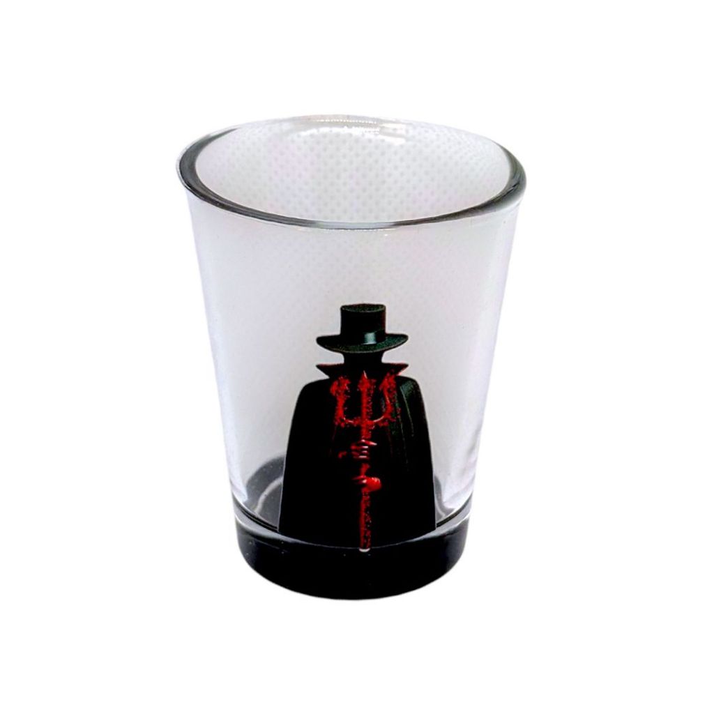 Copo Dose Exu Candomblé Umbanda para Ritual e Oferendas Marabo Capa Preta