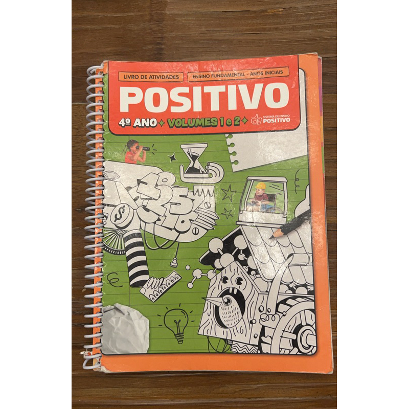 Livro Positivo 4º ano - vol. 1 e 2