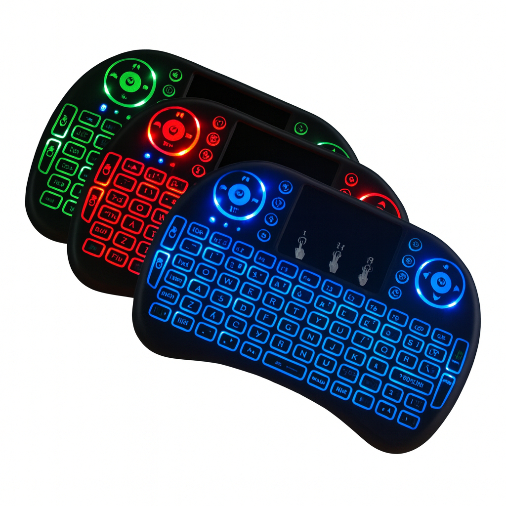 Mini Teclado Universal Controle Sem Fio Para Smart Tv Pc