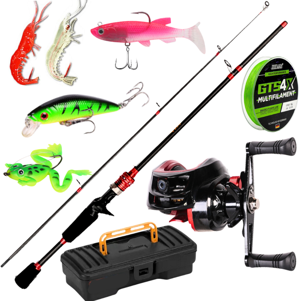 Carretilha De Pesca Direita Esquerda Vara Fibra Carbono Isca Artificial Linha Multifilamento Robalo