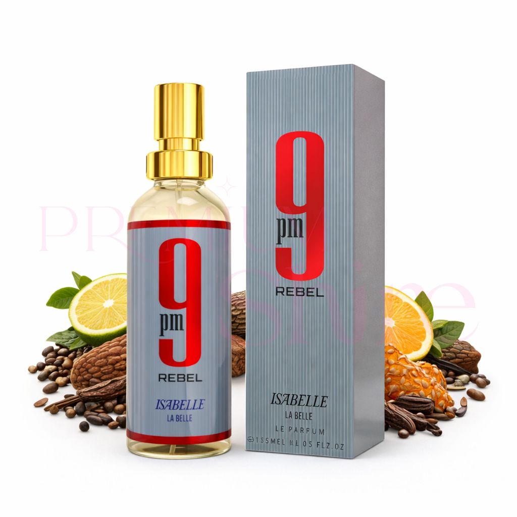 Perfume Árabe 9pm Rebel Isabelle la Belle EDP 15ml - Perfume para Bolsa Portatil