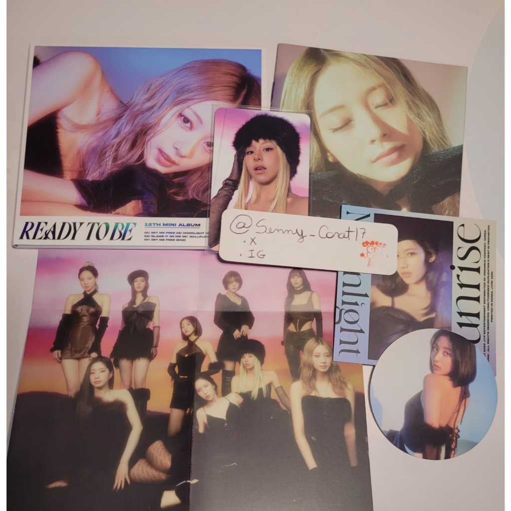 TWICE READY TO BE RTB DIGIPACK COMPLETO VERSÃO TZUYU COM PHOTOCARD PRE VENDA  ALBUM ORIGINAL E OFICIAL (LEIA A DESCRIÇÃO