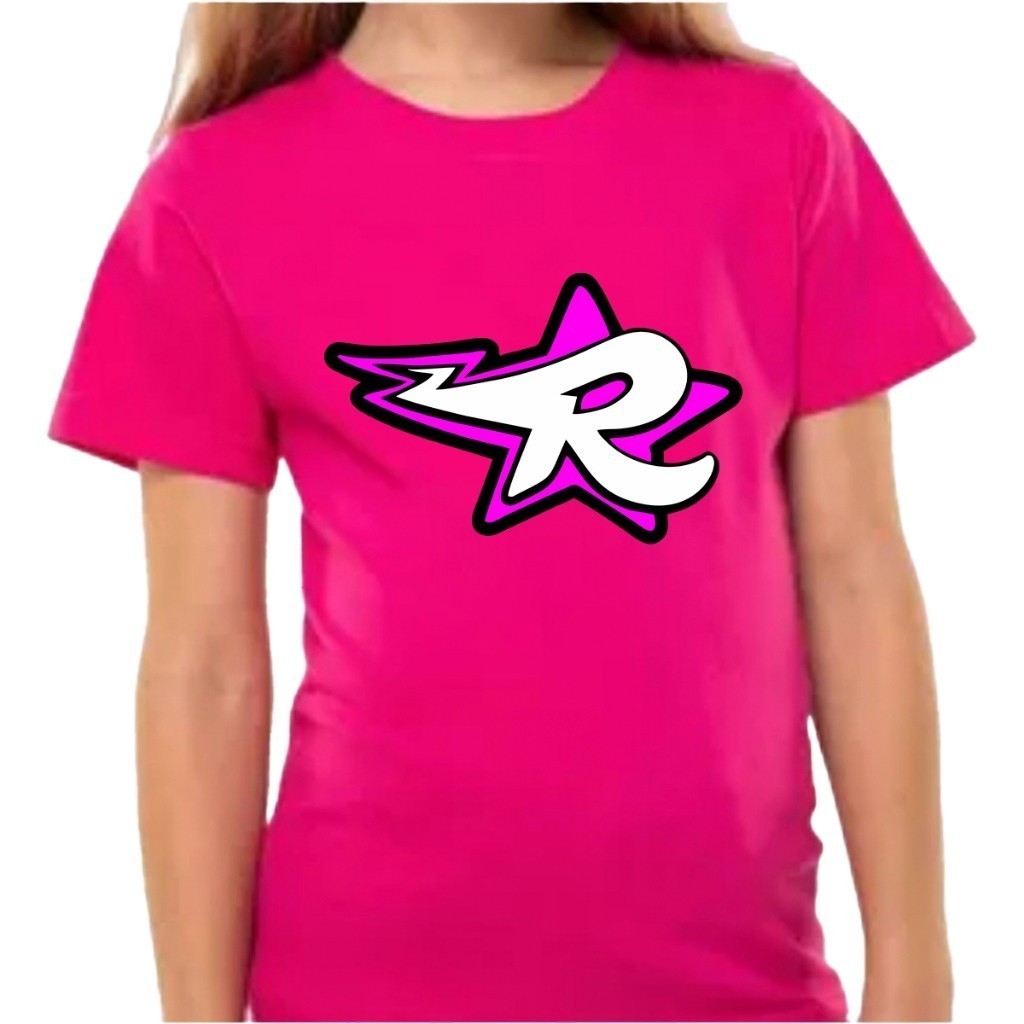 Camiseta Estampada Divertida Infantil 100% Algodão Camisa Criativa Colorida Masculina Feminina