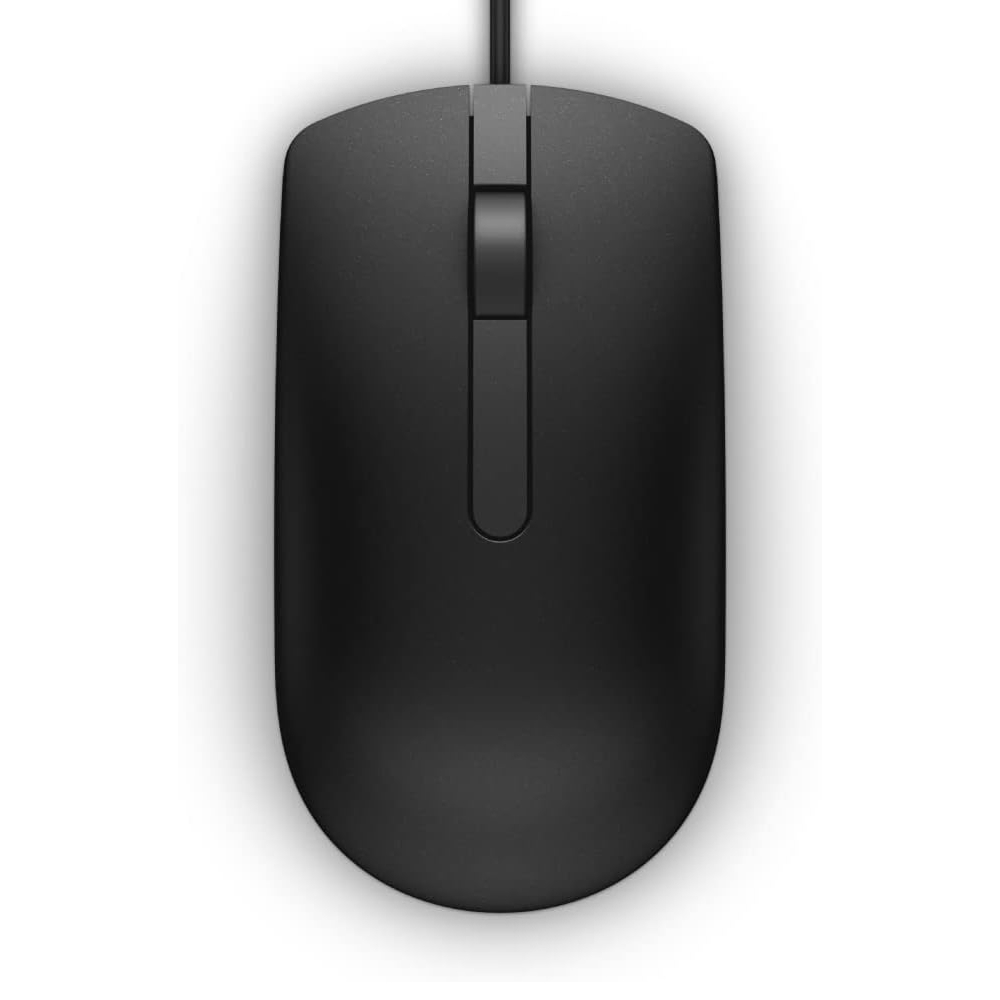 Mouse Optico Dell MS116 Com Fio USB 1000 DPI Ambidestro