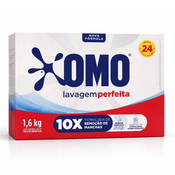 Sabão em Pó Omo Lavagem Perfeita 1,6kg
