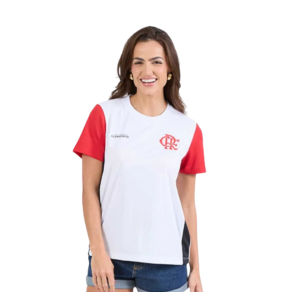 Camisa Flamengo Feminina Riso Braziline em Oferta na Shopee