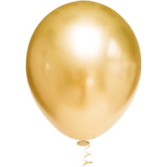 Balão PIC PIC Bexiga Bola Látex 16″ Polegadas Platino – Pacote com 12 Unidades