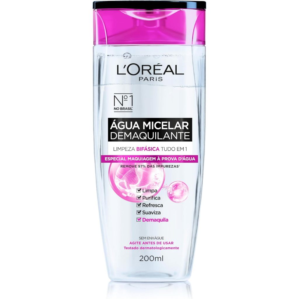 Água Micelar L'Oréal Paris Dermo Expertise Bifásica Loreal 200ml