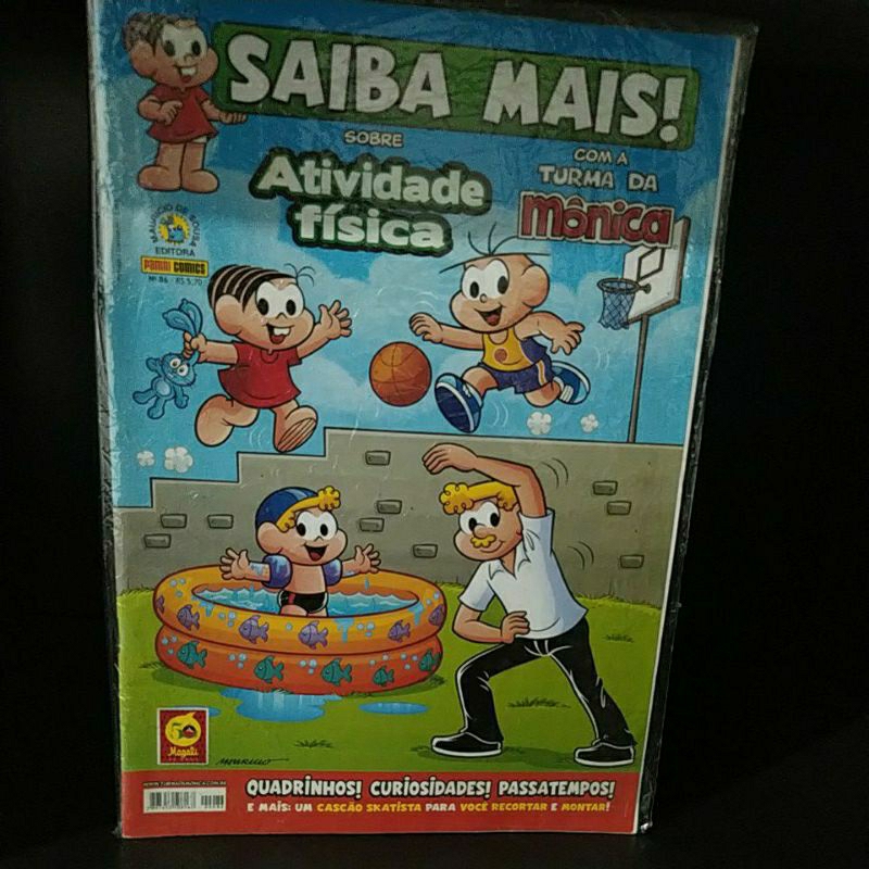 Turma da Mônica Saiba Mais: Atividade Física Volume - 86 ( usado )