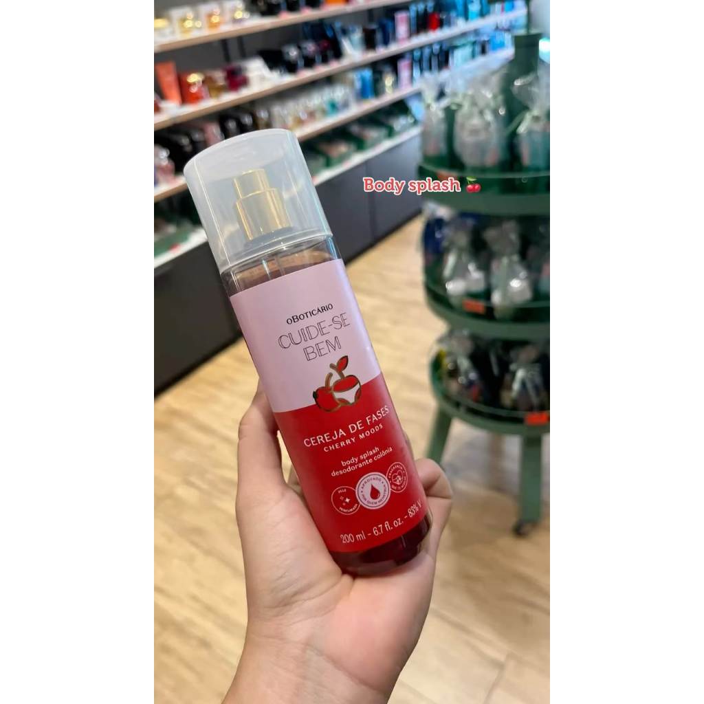 Detalhes do BODY SPLASH CUIDE-SE BEM CEREJA DE FASES