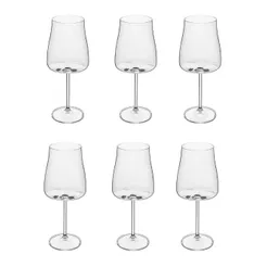 Conjunto De 6 Taças De Vinho Em Cristal Ecológico 600ml Alex Wolff