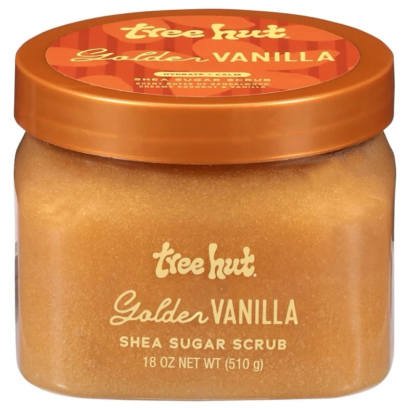 TREE HUT GOLDEN VANILLA SHEA SUGAR BODY SCRUB (510G) – ESFOLIANTE CORPORAL HIDRATANTE IMPORTADO