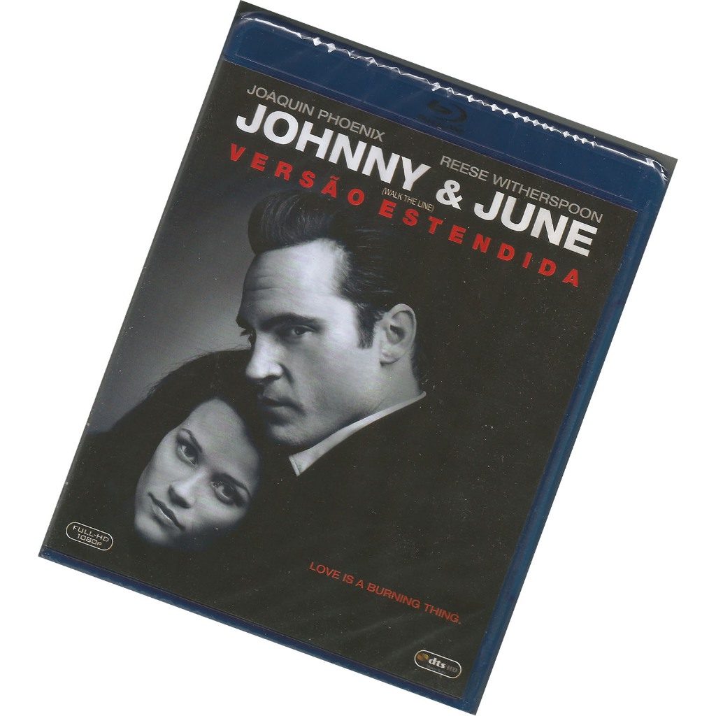 Blu-ray Johnny & June Com Joaquin Phoenix Lacrado