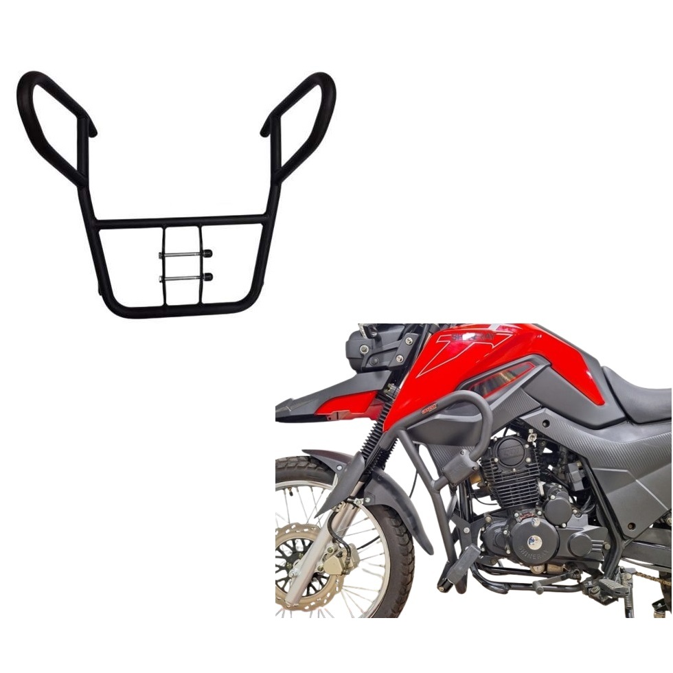 Protetor dianteiro motor carenagem Chapam Shineray SHI 175 2023 2024 2025 2026