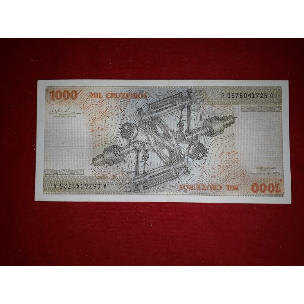Cedula C 153 1000 Cruzeiros 1978 - SOBFE