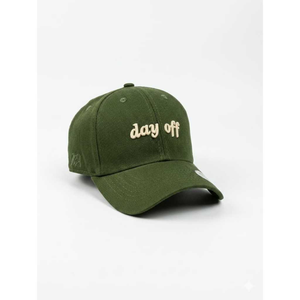 Boné Layners Aba Curva Modelo Dad Hat Casual Day Off Verde Militar Original Unissex Ajustável